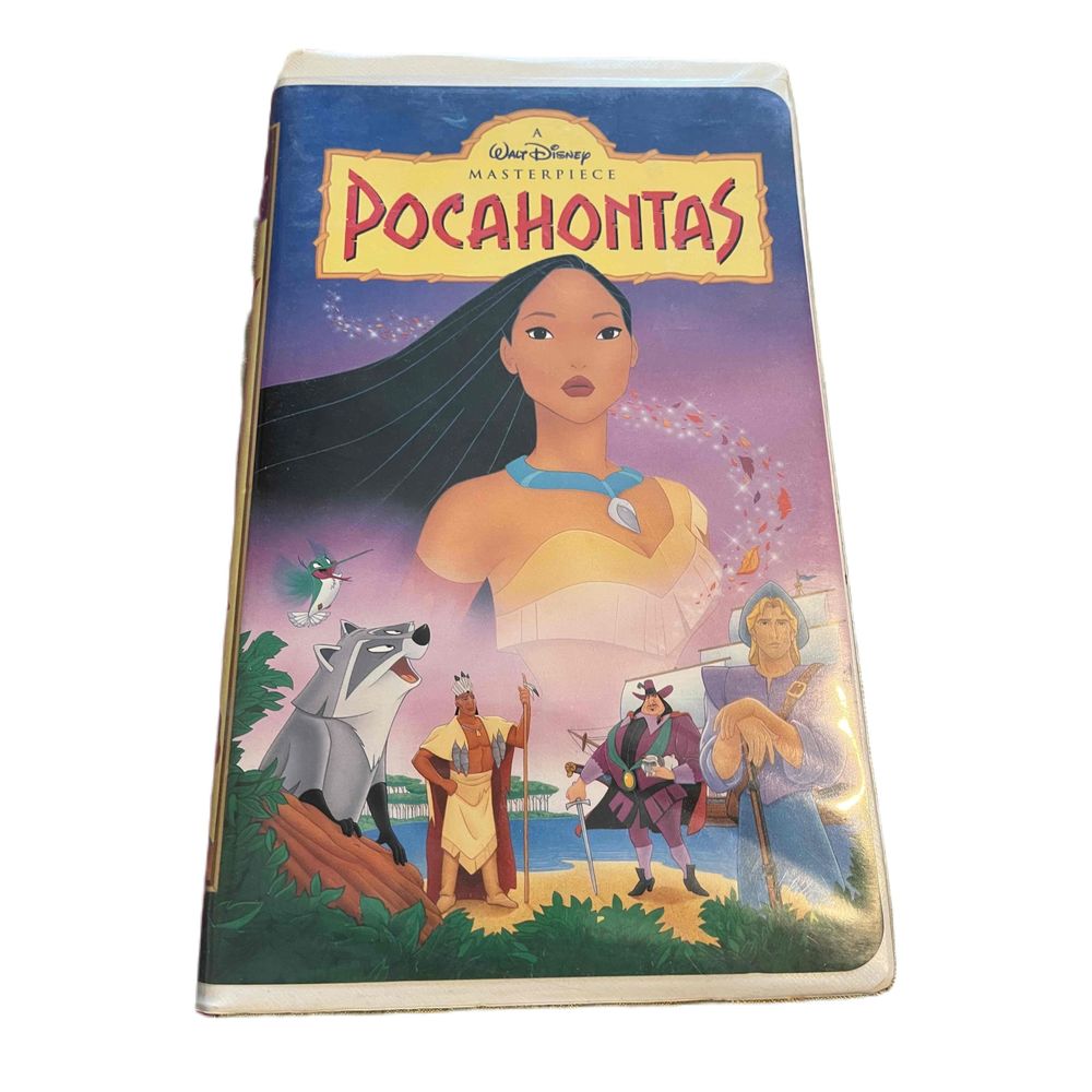 Walt Disney Home Video VHS Masterpiece Animation 1996 Pocahontas Original Box